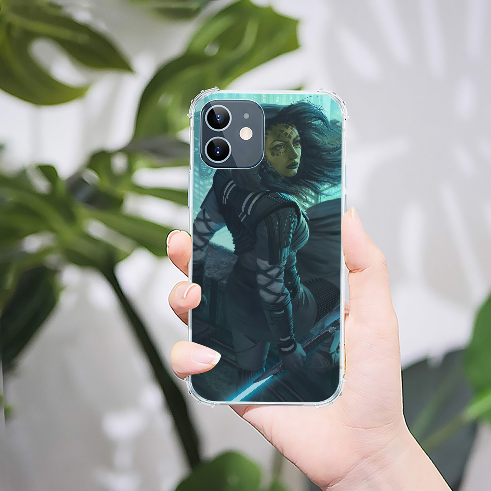 （画像用） スター・ウォーズ Star Wars 【iPhone 12シリーズ対応】透明スマホケース（クリアソフトケース）